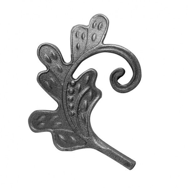 Декоративная вставка Укрітарм Листочек левый130х100 мм 2114L