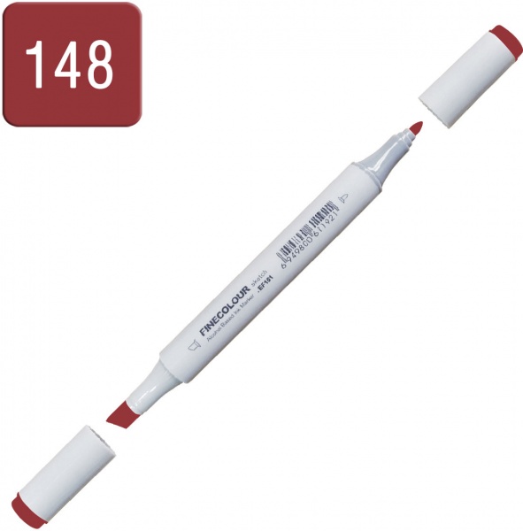Маркер спиртовий FINECOLOUR Junior EF101-148 темно-червоний 