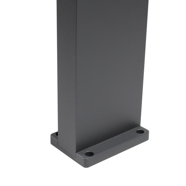 Светильник парковый Lutec LED 9 Вт IP54 серый GEMINI XF 7104001118 