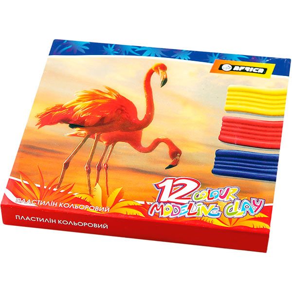 Пластилін AFRICA 12 шт. Economix