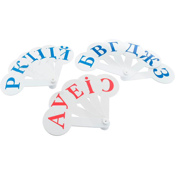 Веер с буквами 59237 украинский алфавит
