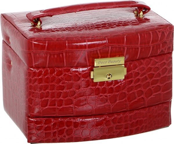 Шкатулка для украшений 2781 красная