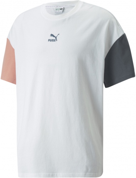 Футболка Puma Classics Block Boxy Tee 53460302 р.L білий