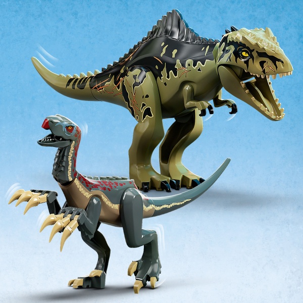 Конструктор LEGO Jurassic World Напад гіганотозавра та теризинозавра 76949