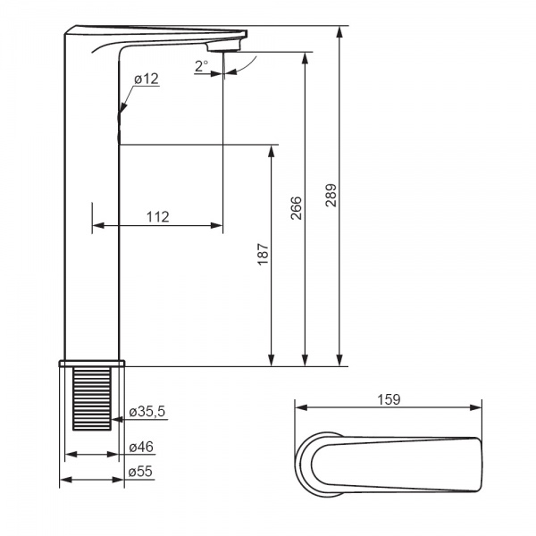 Змішувач для умивальника Damixa Jupiter 770280300