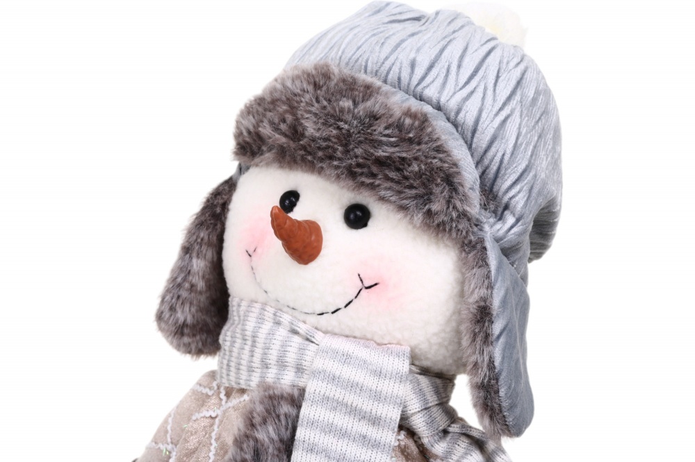 Декорация новогодняя Снеговик пузатик что стоит в ассортименте YH21804 58 см