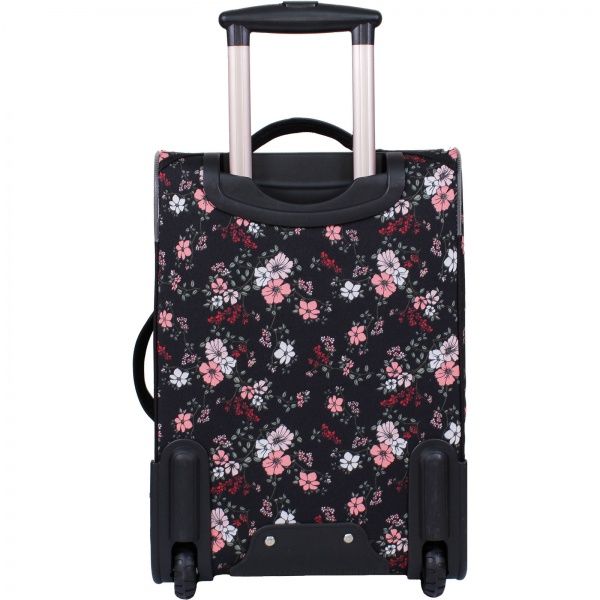 Чемодан Bagland Vichenzo 32 л черный с рисунком 293 (0037666194) 