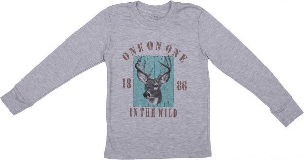 Пижама для мальчиков Фламинго р.122 серый 