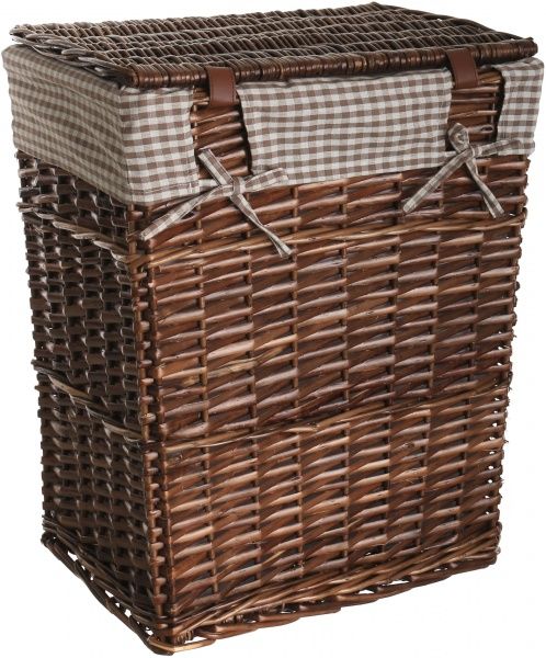 Кошик плетений з текстилем Tony Bridge Basket JM16-10G-1 