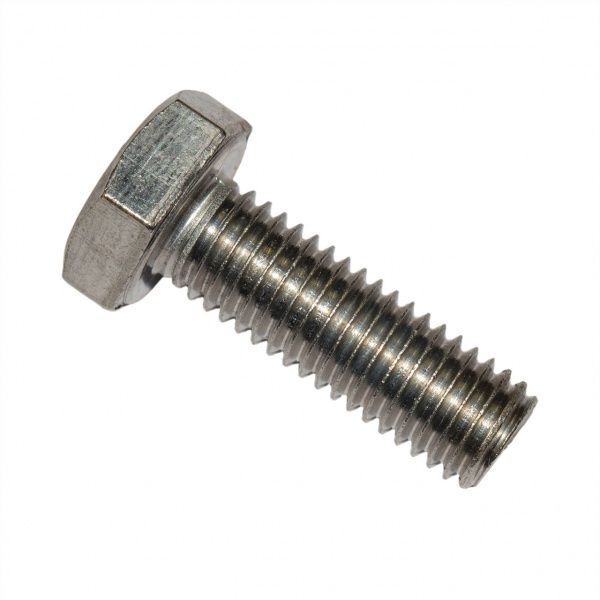 Болт метрический шестигранная головка, нерж. сталь А2 DIN 933 10x30 мм