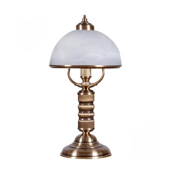 Настольная лампа Фабрика Світла ННБ 210-1х60-014 Коллонада 1x60 Вт E27 латунь 