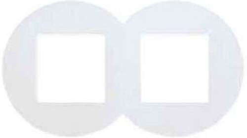 Рамка двомісна Efapel Quadro Siza Viera універсальна білий матовий 45921 TBM