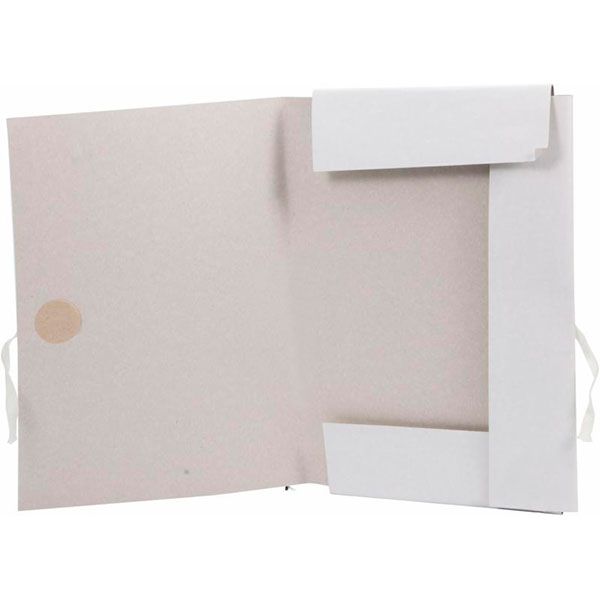 Папка на завязках картонная