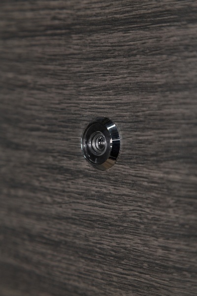 Двері вхідні Revolut Doors В-83 модель 184 венге сірий горизонт / білий 2050x950 мм ліві