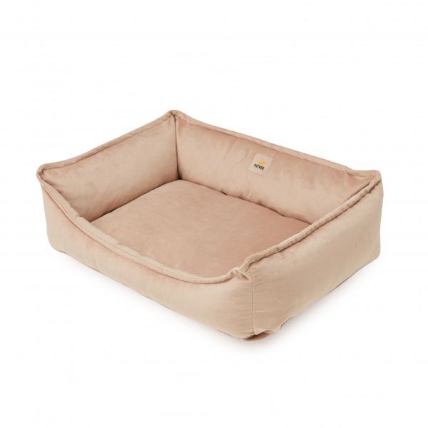 Лежак PETBED Velor Комфорт S 60x45x21 см бежевый
