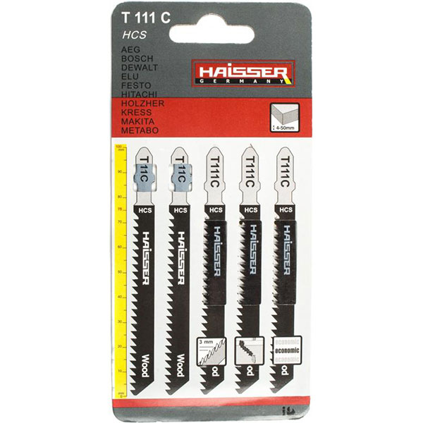 Пилка для електролобзика Haisser T111C 5 шт.