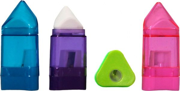 Точилка ТЧ64 с ластиком Умка