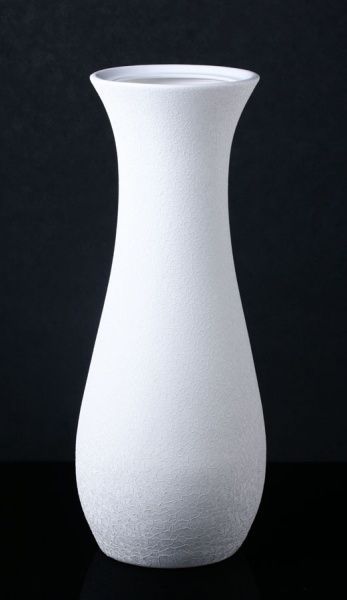 Ваза Осінь Шовк біла Наша Кераміка