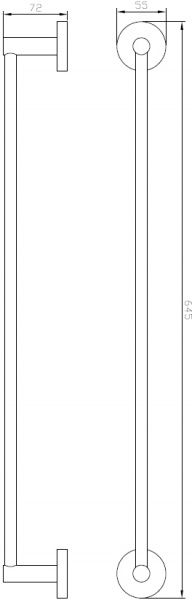 Тримач для рушників Aqua Rodos Gliria 8112