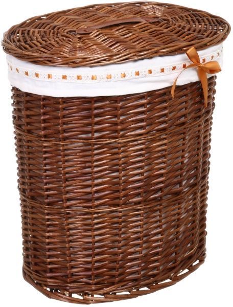 Кошик плетений з текстилем 44x30x48 см HQ13-10CD-2 