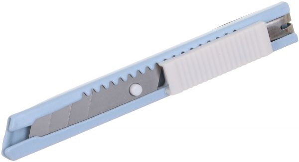 Нож канцелярский Classic голубой 