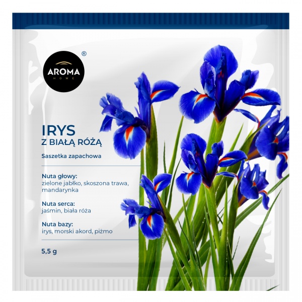 Ароматическое саше Aroma Home Ирис с белой розой Basic белый 