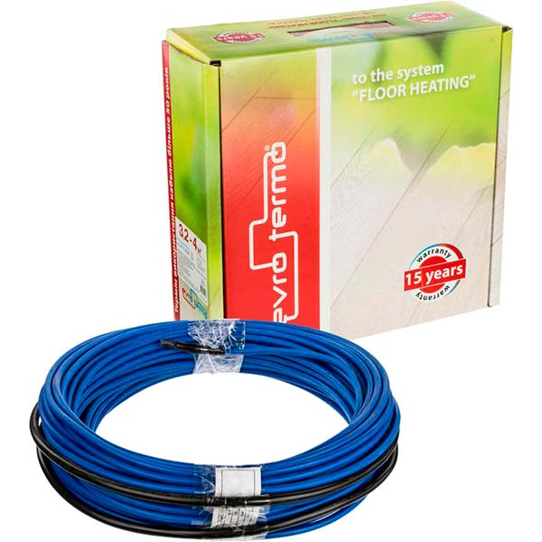 Нагрівальний кабель Evro-Termo 3,2-4 кв.м