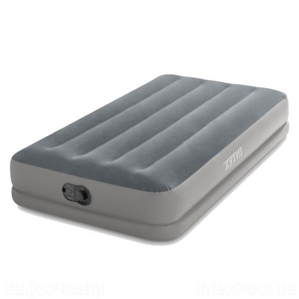 Матрас надувной Intex 191х99 см серый