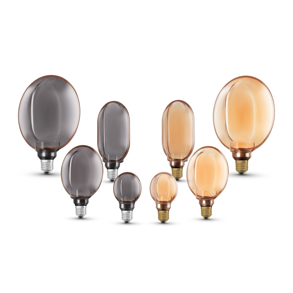 Лампа светодиодная Ledvance Vintage 1906 Globe 80 Filament O Lamp DIM 1800K Smoke 4 Вт E27 1800 К 220 В прозрачная