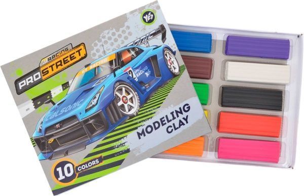 Пластилін восковий 10 кольорів (х) YES