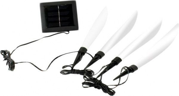 Світильник на сонячній батареї Wolta Majestic IP44 прозорий 