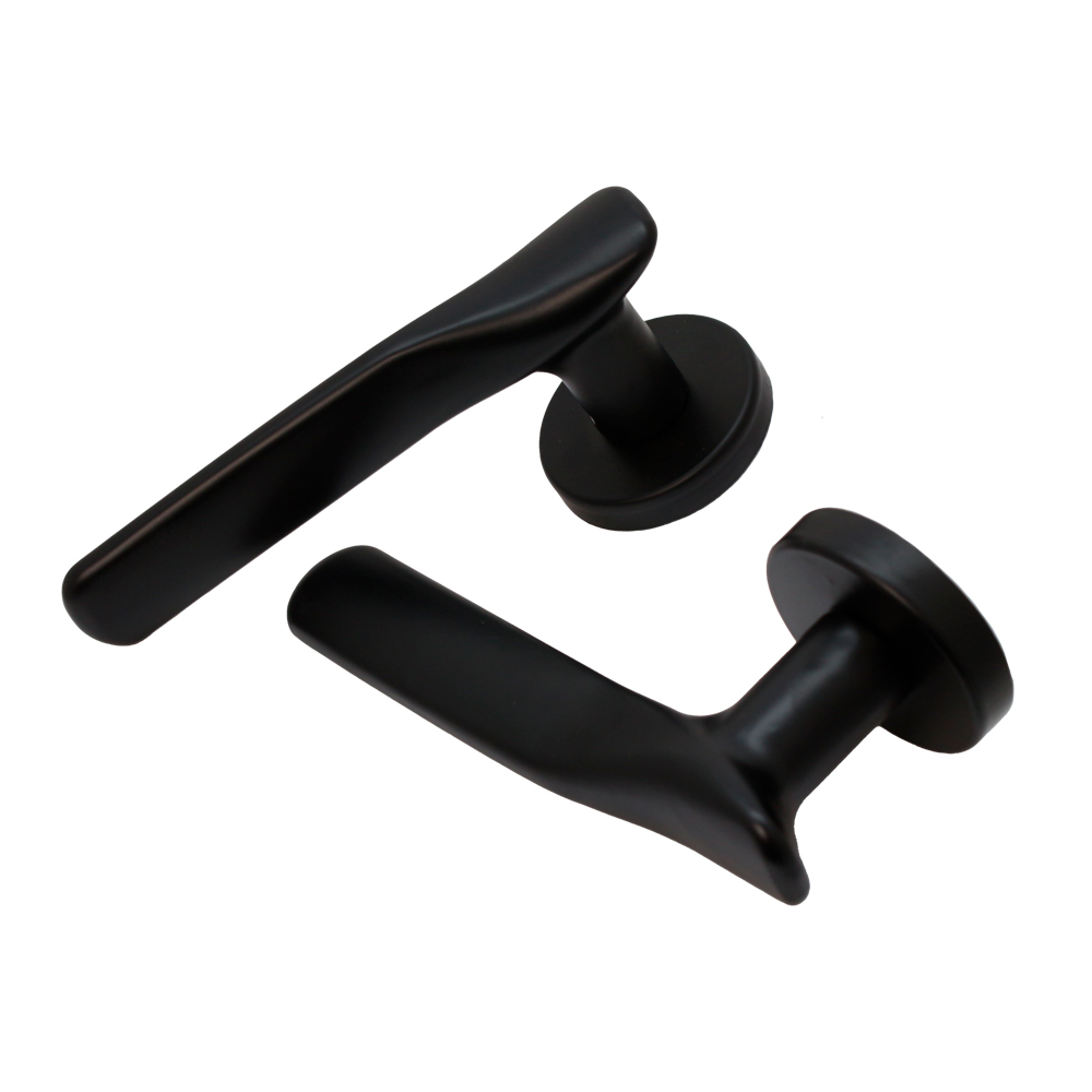 Ручка на розетке PROTECT Time матовый черный