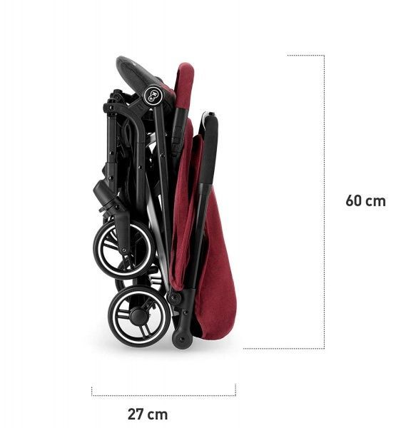 Коляска прогулочная Kinderkraft Indy бордовая KKWINDYBRG0000 