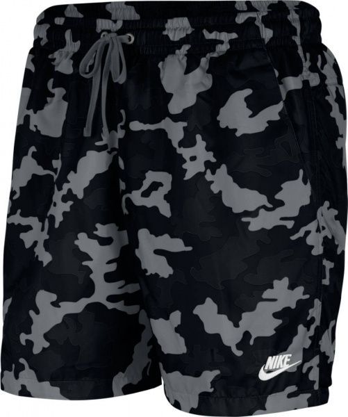 Шорти Nike M NSW CE SHORT WVN FLOW CAMO CJ4550-010 р. M чорний