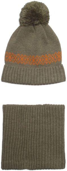 Комплект шапка + снуд Pompona р.50-52 хаки 20 Z P 90 k 