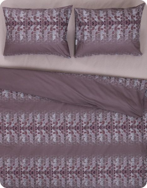 Комплект постільної білизни Діметрі 1,5 фіолетовий із малюнком La Nuit 