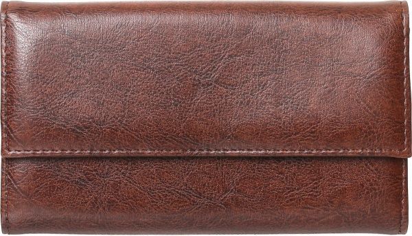 Гаманець жіночий на кнопці коричневий 023002 