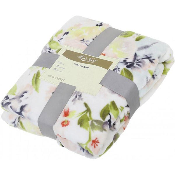 Плед La Nuit Flannel Watercolor Floral 160x200 см