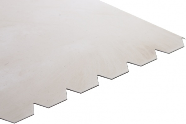 Шпатель зубчатый для клеевых растворов 150 мм зубчатый BauGut BT-536-00-00