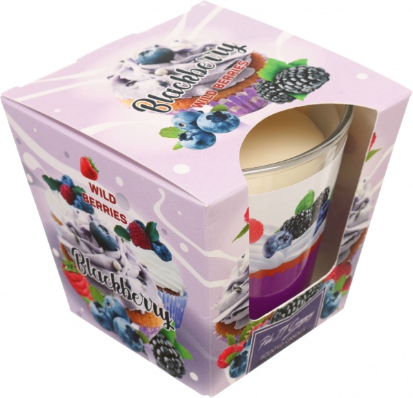 Свеча в стакане Pako-If Tindra черника (3101) 