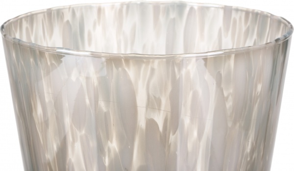 Ваза Wrzesniak Glassworks Confetti 35 см бежевий 