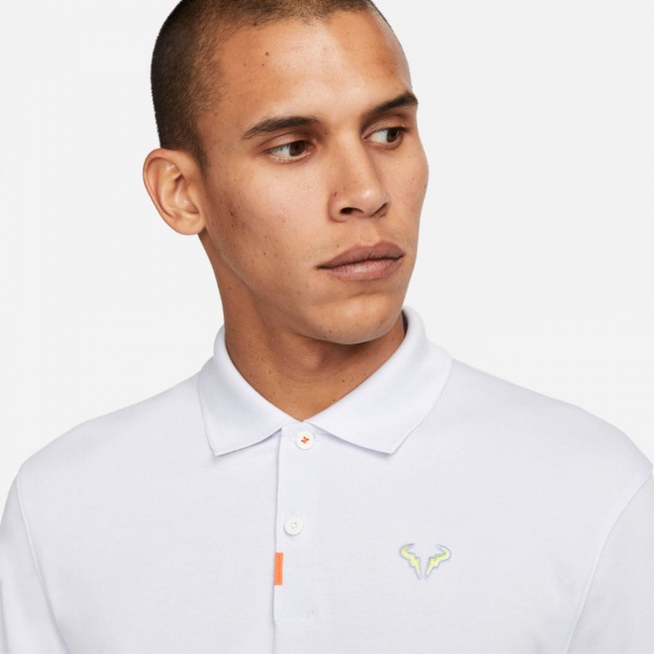 Поло Nike THE POLO DF RAFA SLIM DD8532-085 р.S белый