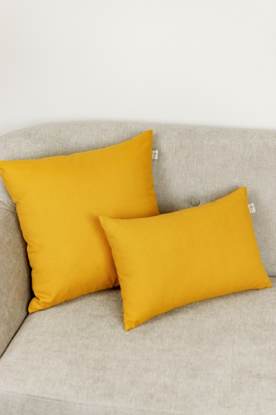 Подушка декоративная охра 45x45 см разноцветный Прованс 