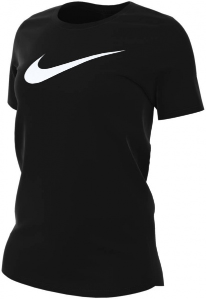 Футболка Nike W NK DF TEE SWOOSH FD2884-010 р.L чорний