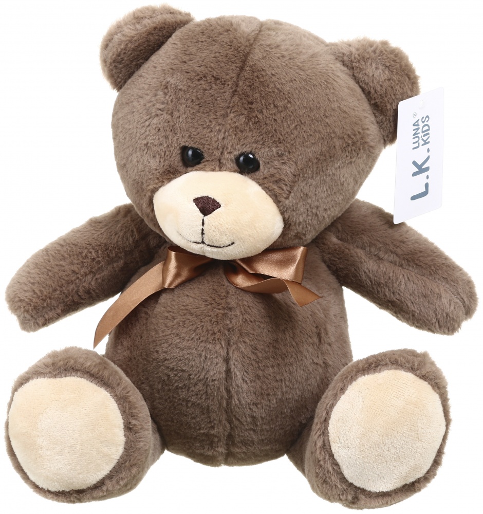 М'яка іграшка Luna Kids Ведмідь 33 см коричневий HF10926