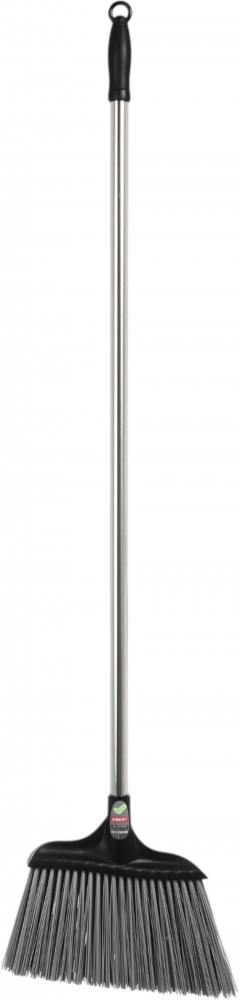 Комплект для уборки пола совок и щетка складные черный Profi OBERY 103 см
