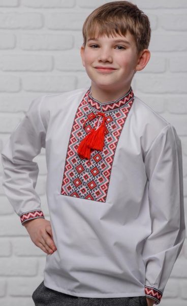 Вишиванка для хлопчиків Сварга Епіцентр 1 р.128-134 червоно-чорний 