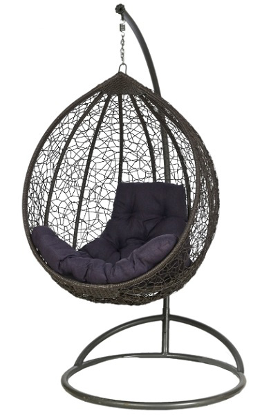 Кресло-кокон Rattwood Smart антрацит 3399