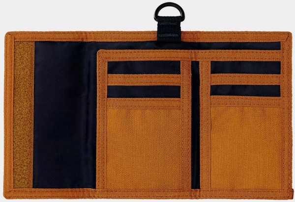 Кошелек 4F D4L20-PRT102-82S черный с коричневой вставкой 