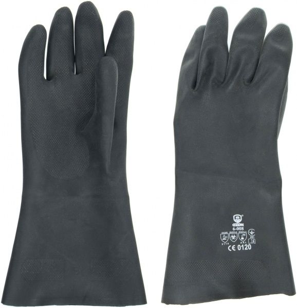 Перчатки Ozon КЩС БАР'ЄР-ЕКСТРА с покрытием латекс L (9)